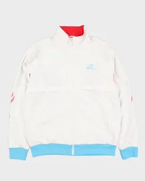 00s 2006 Adidas Torsion White Track Jacket - XL