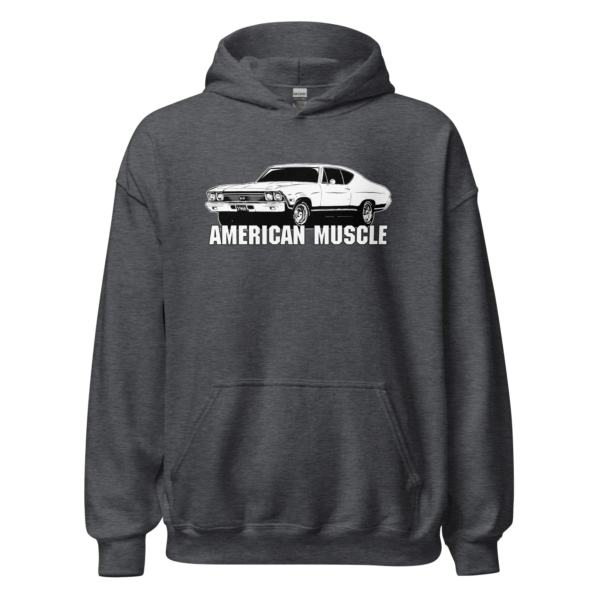 1968 Chevelle Hoodie American Muscle Car Sweatshirt