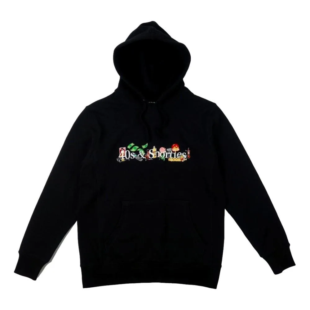 40'S AND SHORTIES LIFE HOODIE -BLACK