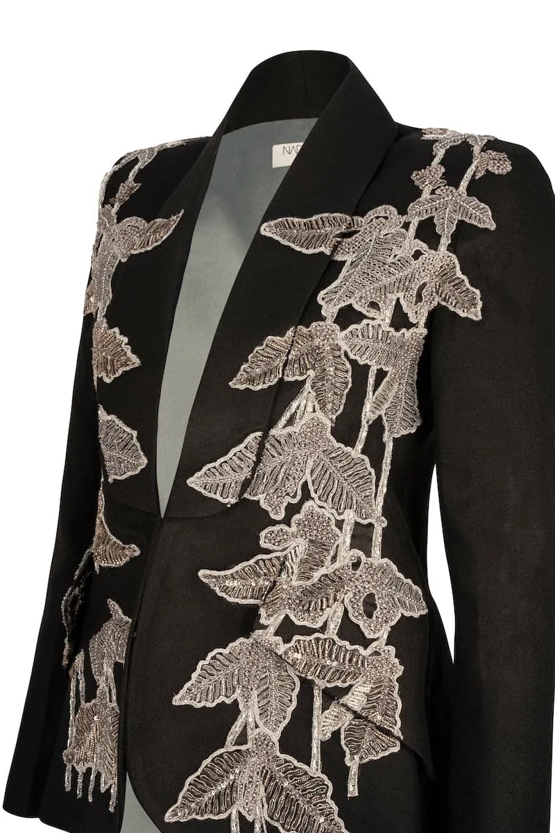 AGNES BLACK BEADED JACKET