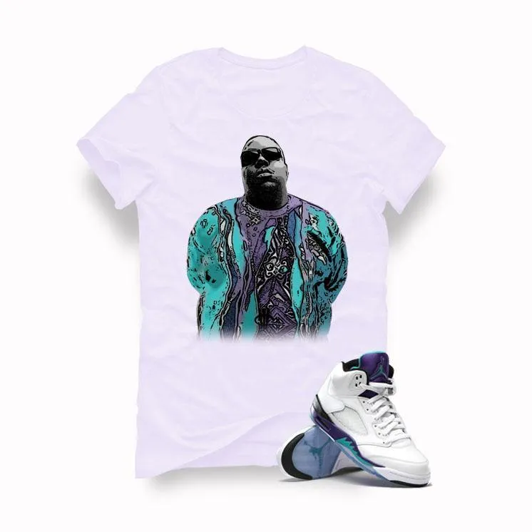 Air Jordan 5 Fresh Prince White T (Biggie)