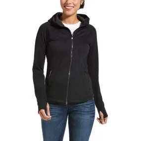 Ariat Ladies Attain Full Zip Hoodie Black