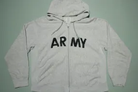 Army 1991 Physical Fitness Big Spellout Lettering Hoodie Sweatshirt