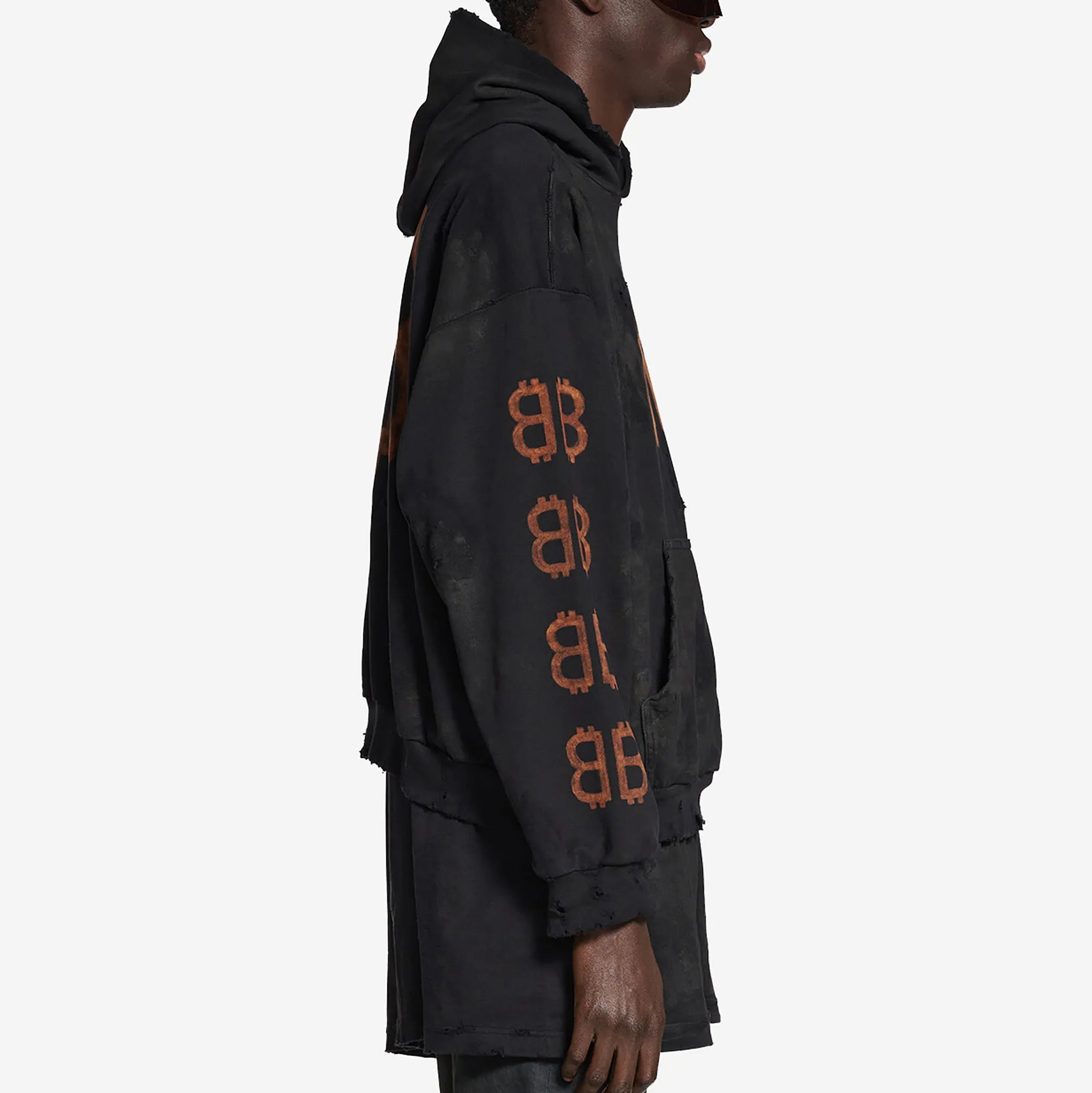 Balenciaga Medium Fit Crypto Hoodie