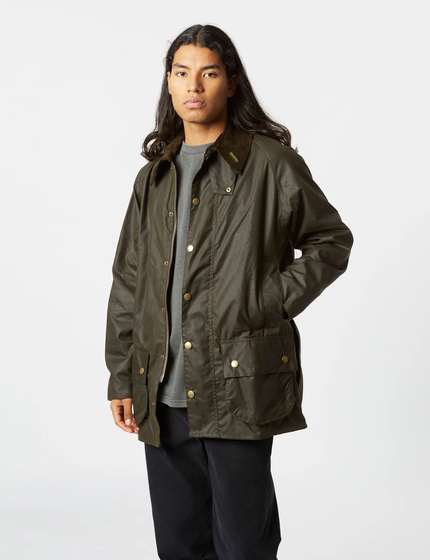 Barbour 40th Anniversary Beaufort Wax Jacket - Olive Green