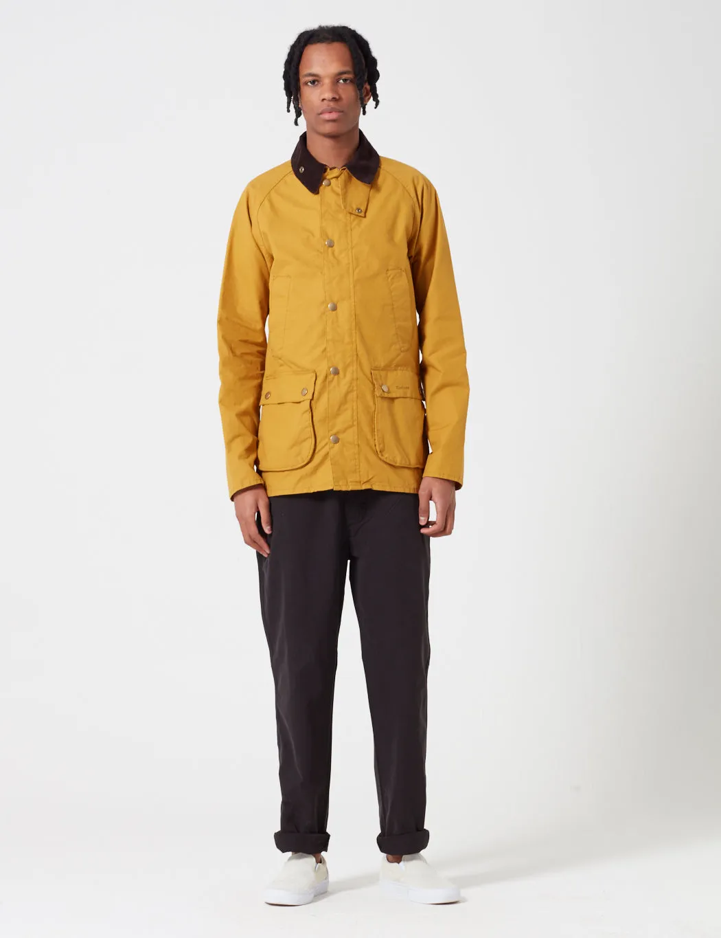 Barbour Washed Bedale (sl) Jacket - Mustard