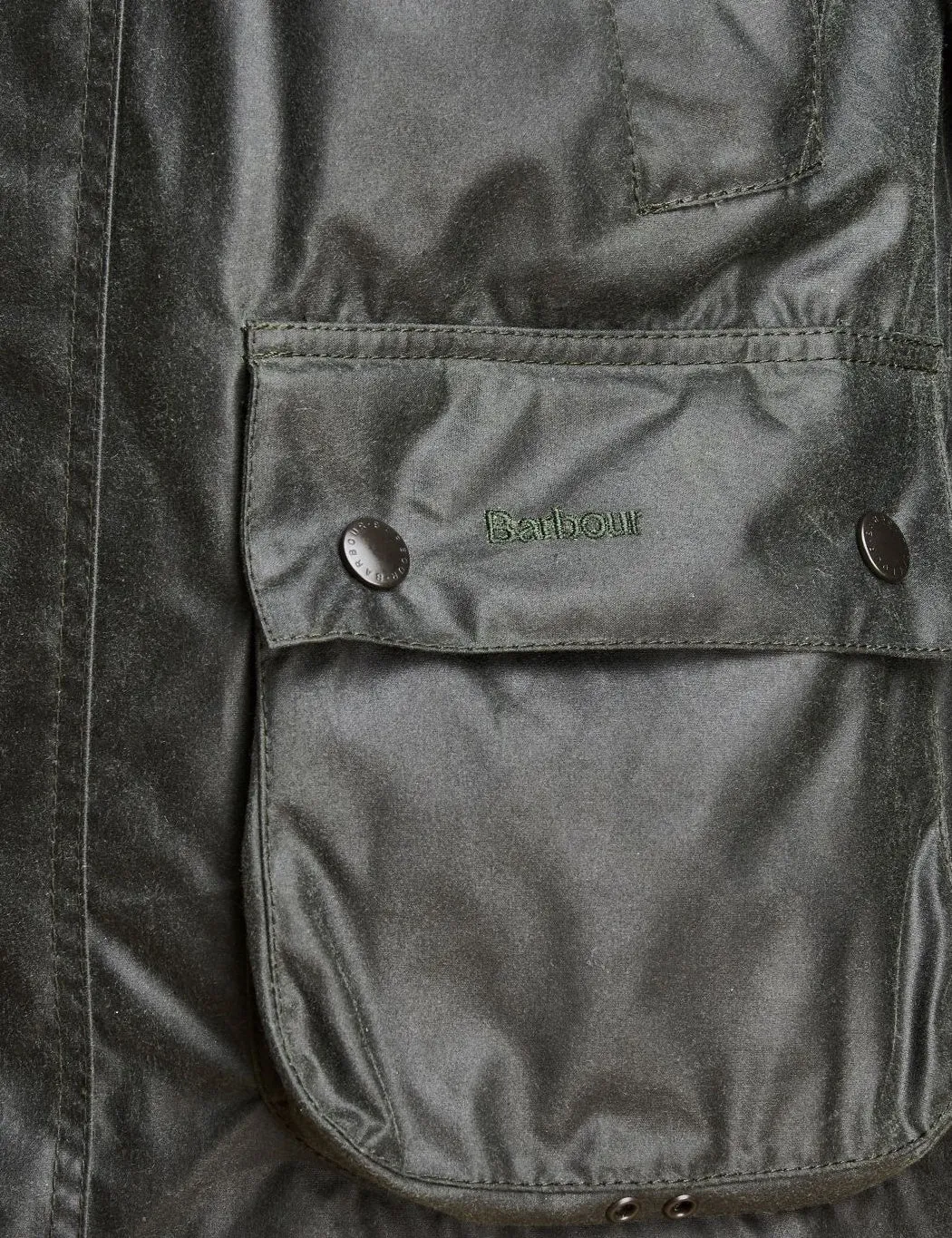 Barbour Waxed Bedale Jacket - Dark Green Sage