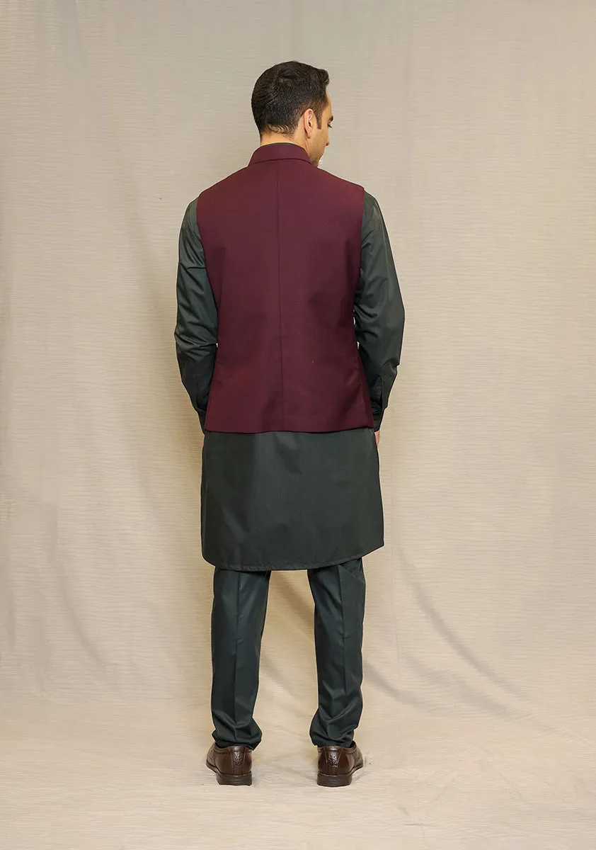 Basic Suiting Wild Ginger Traditional Waistcoat