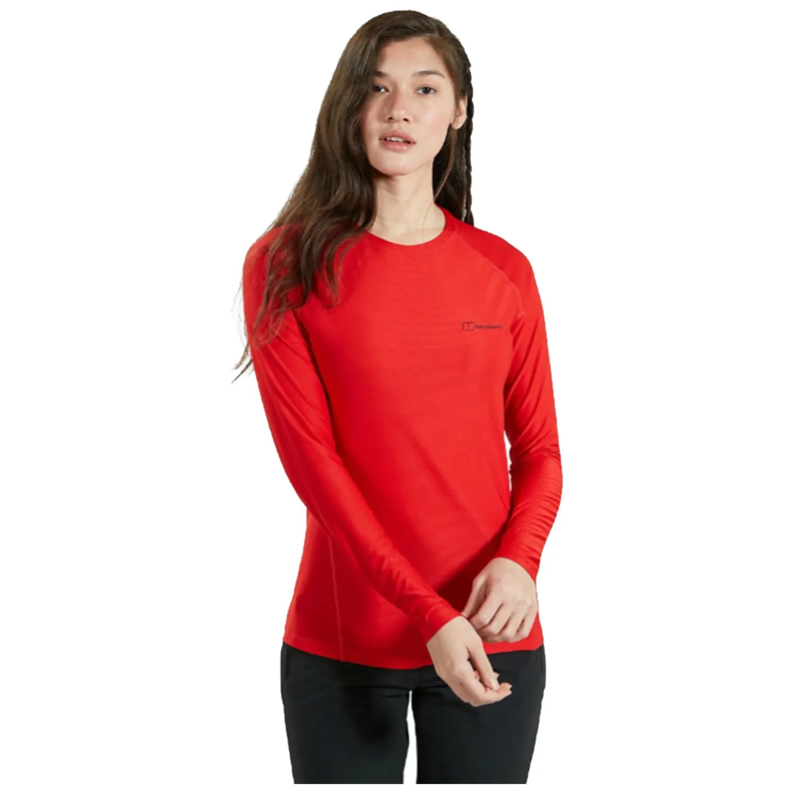 Berghaus Ladies 24/7 Long Sleeve Crew Base Layer