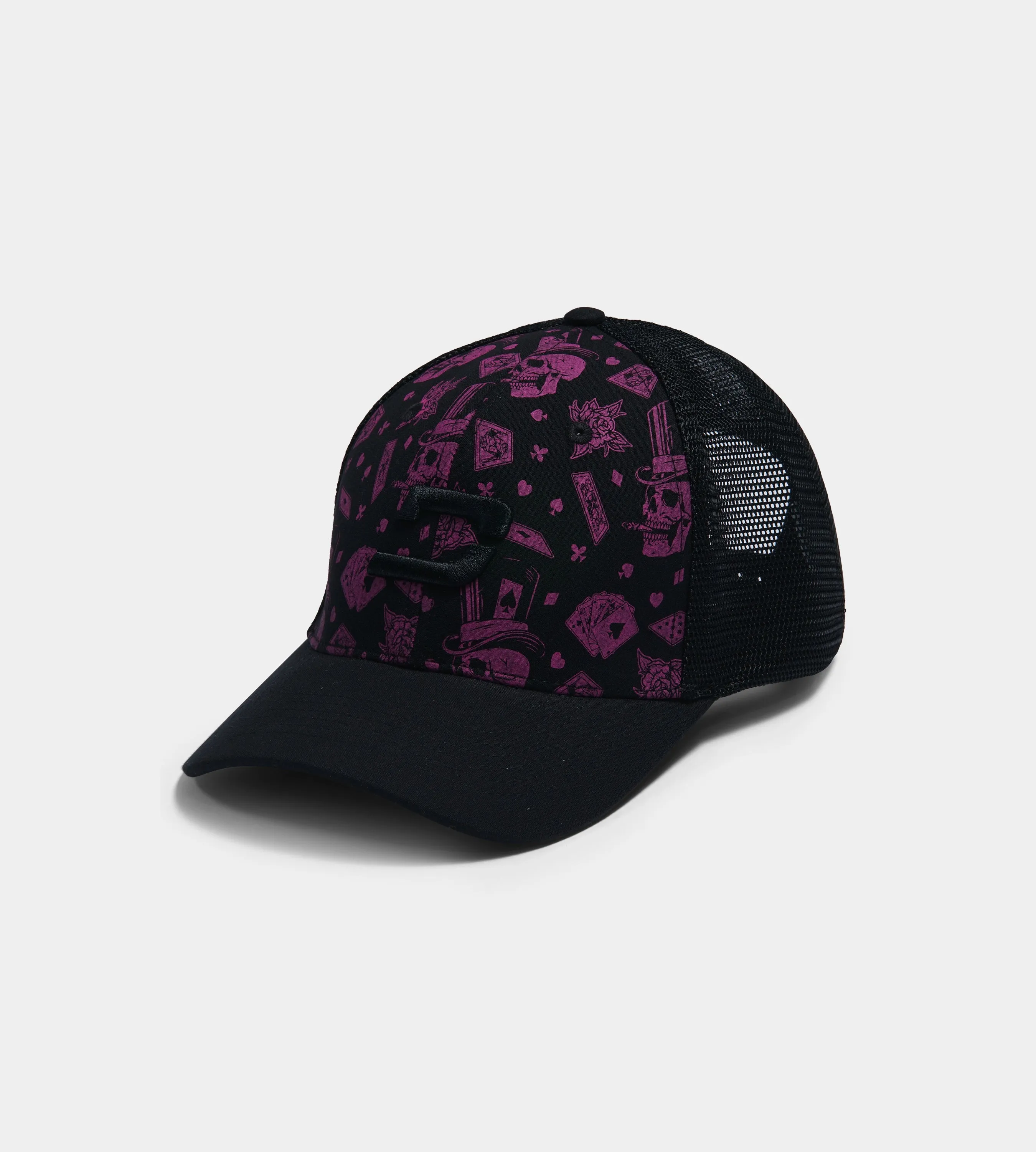 BLACKJACK CAP - BLACK / PINK