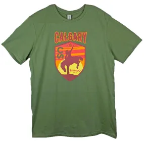 Calgary Stampede Unisex Sunset Shield Logo T-Shirt