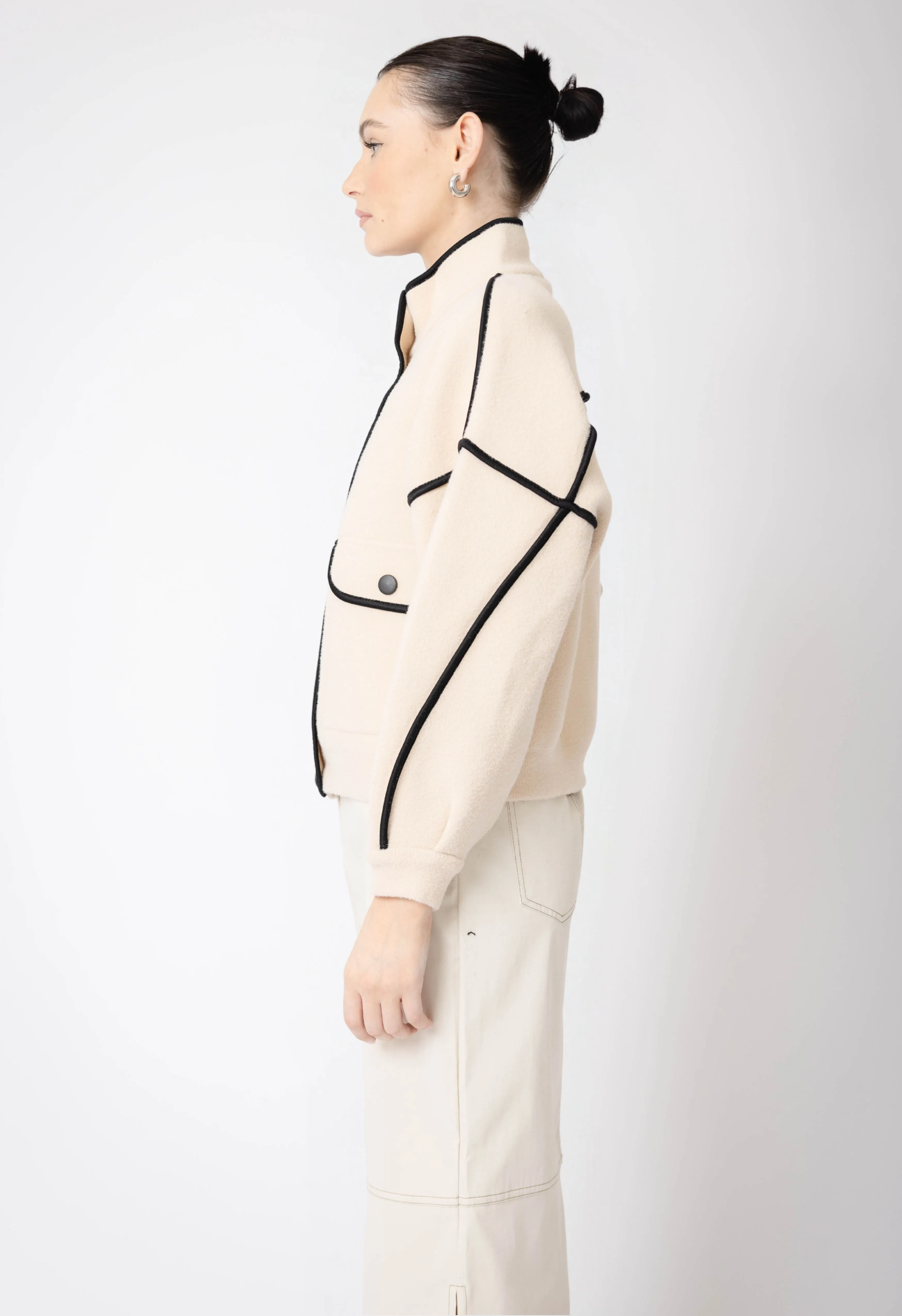 Cardi Jacket in Beige