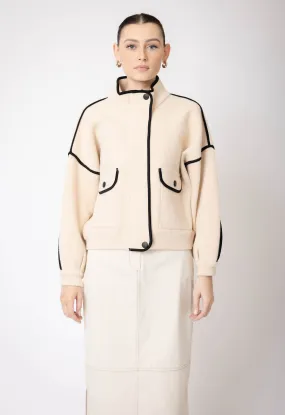 Cardi Jacket in Beige