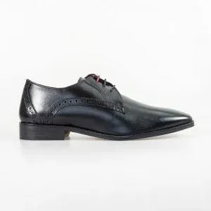 Cavani John Black Men's Leather Shoes