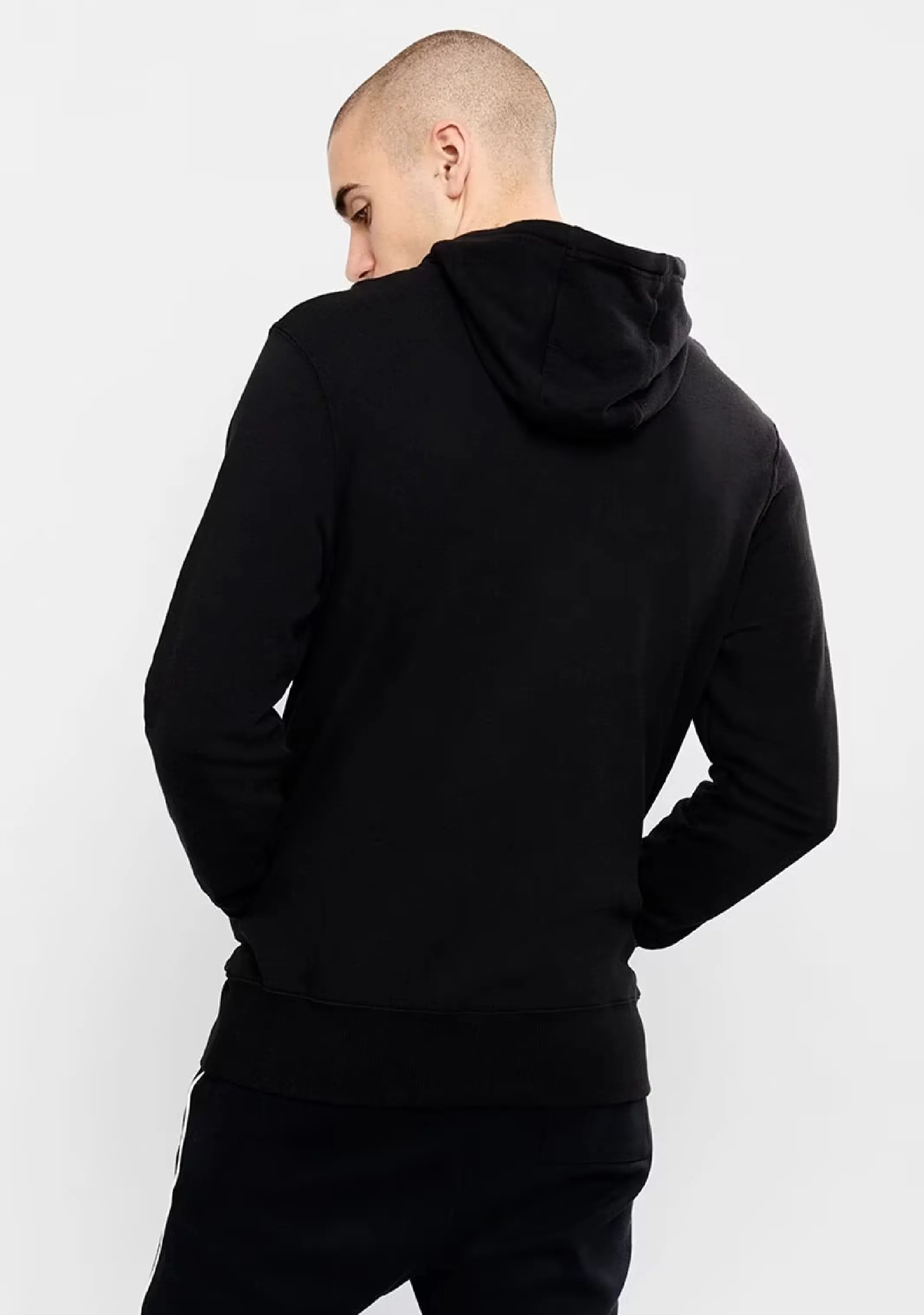 Champion Mens C Logo Hoodie <br> A1589H BLK