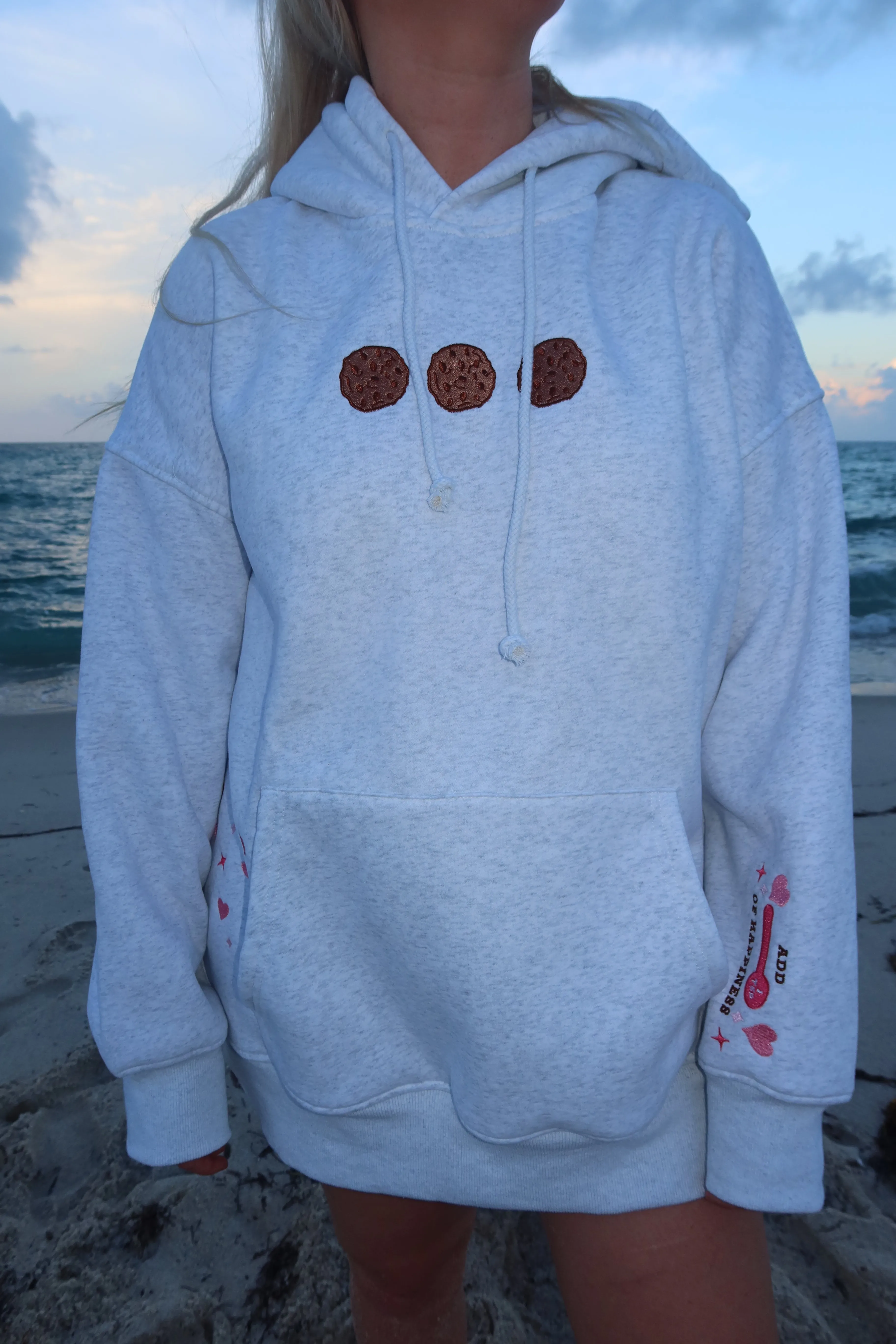 Chocolate Chip Cookie Recipe Embroider Hoodie