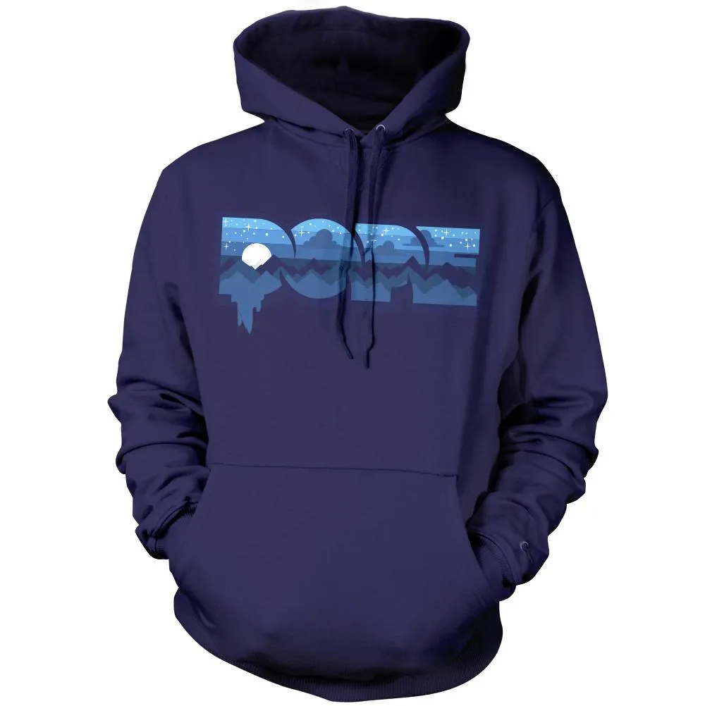 Dope Sky - Navy Hoodie Sweatshirt