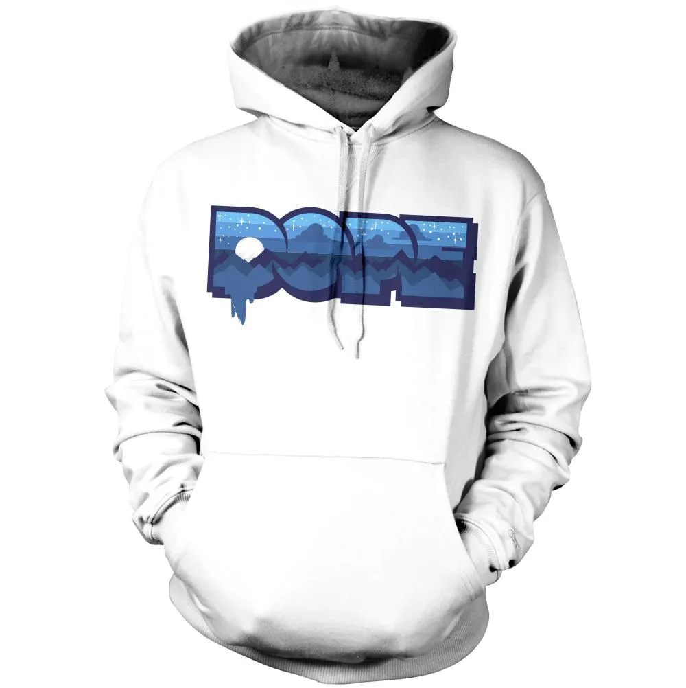 Dope Sky - White Hoodie Sweatshirt