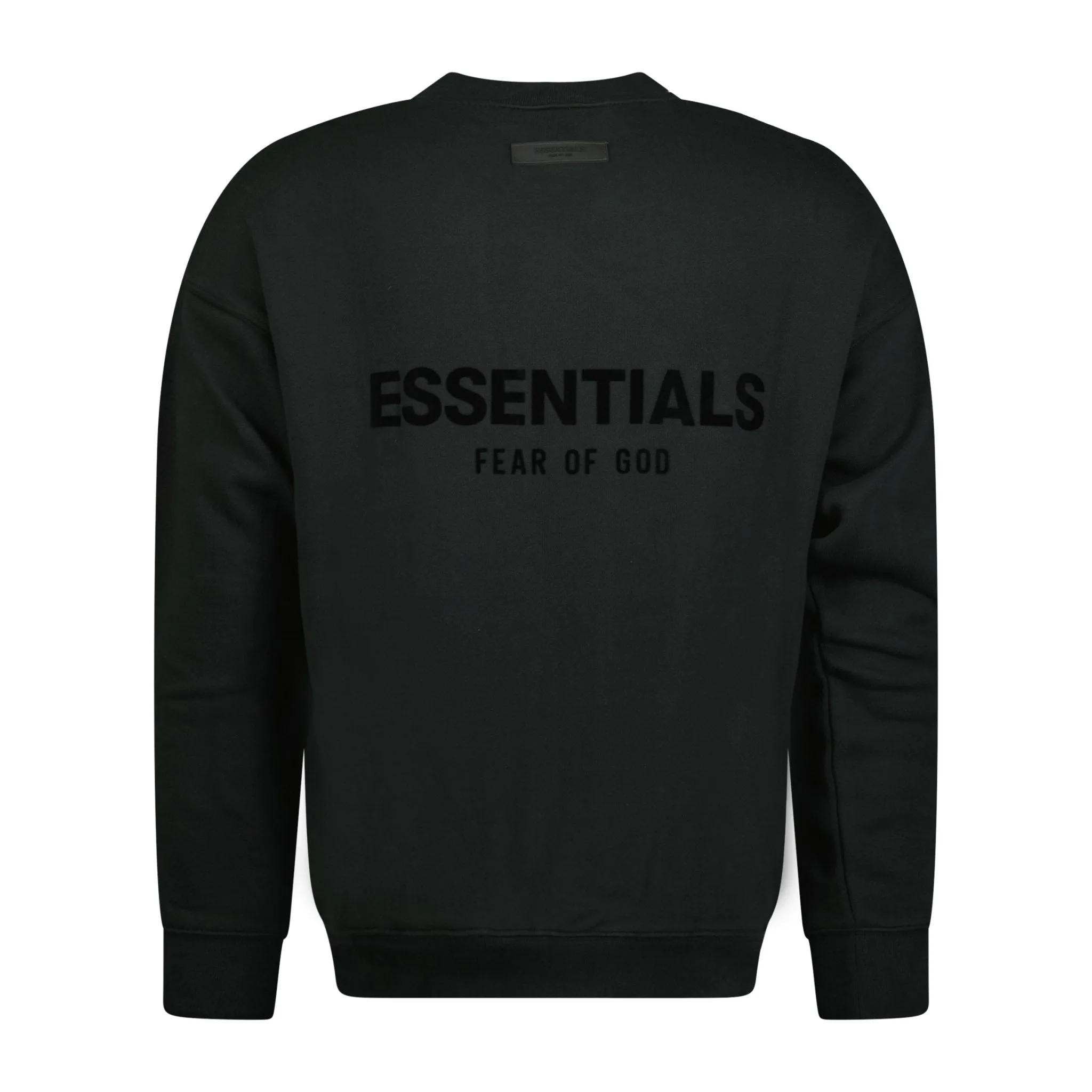 FEAR OF GOD ESSENTIALS ESSENTIALS CREW NECK SWEATSHIRT BLACK