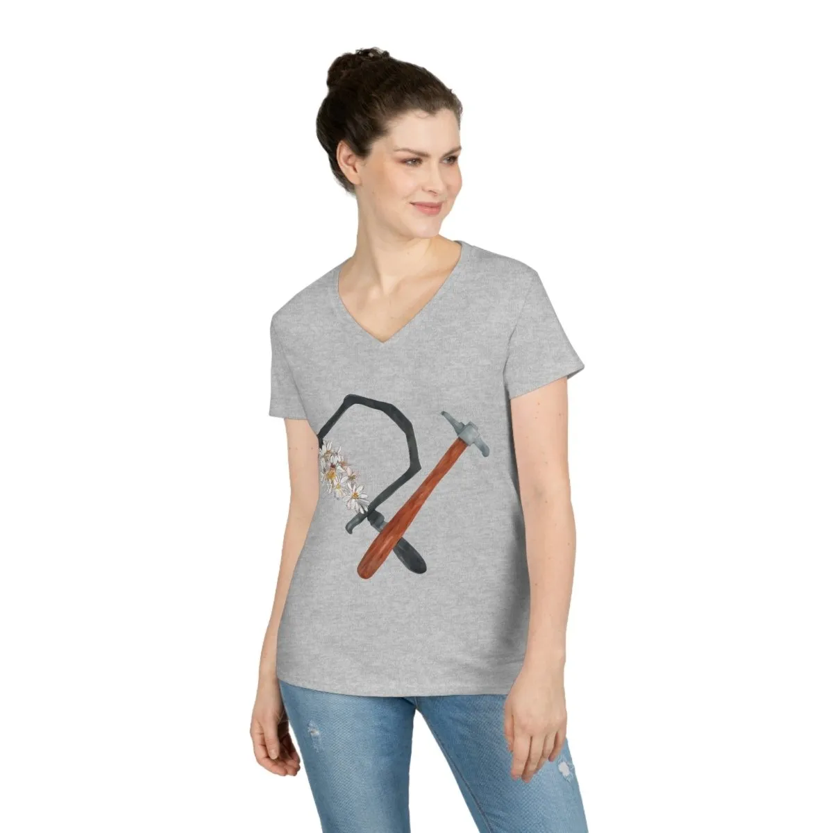 Forge & Flourish Ladies' V-Neck T-Shirt