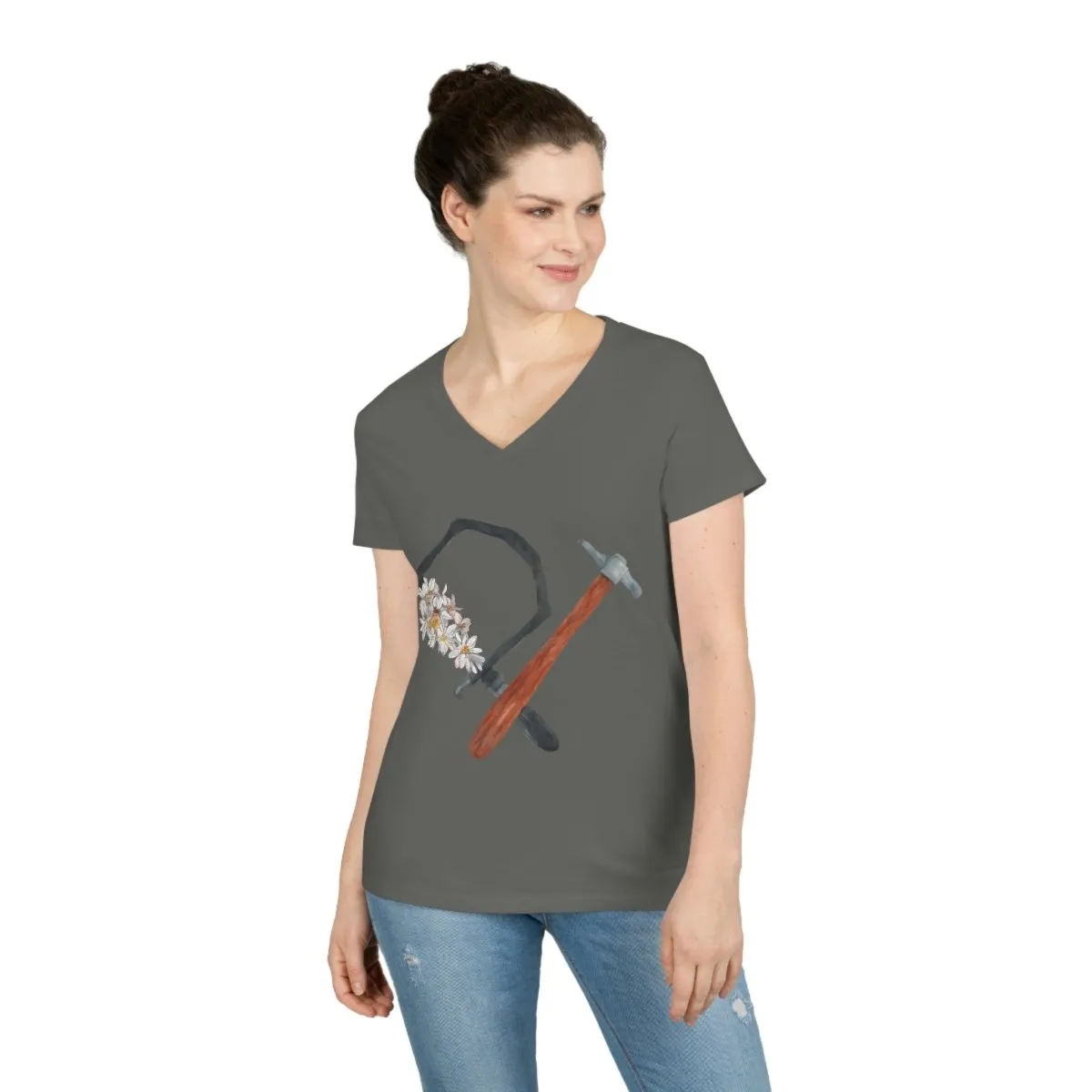 Forge & Flourish Ladies' V-Neck T-Shirt