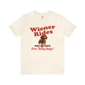 Free Wiener Rides T-Shirt