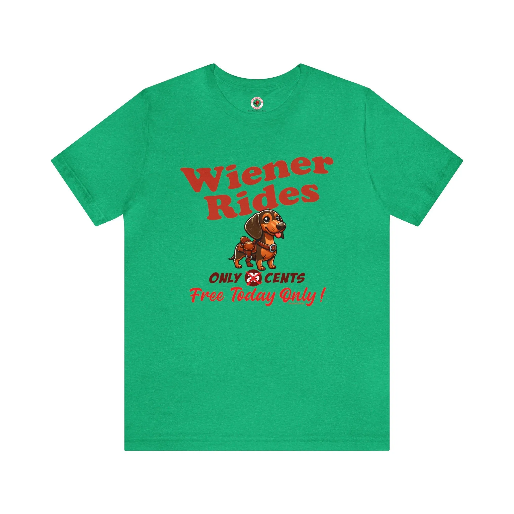 Free Wiener Rides T-Shirt