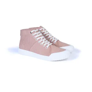 GOOD NEWS LONDON Hurler Hi - Pink Pinstripe