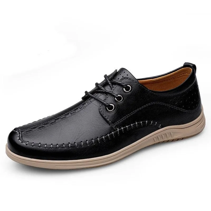 GR252 Leather Men's Casual Shoes: Classic Sneakers for Walk