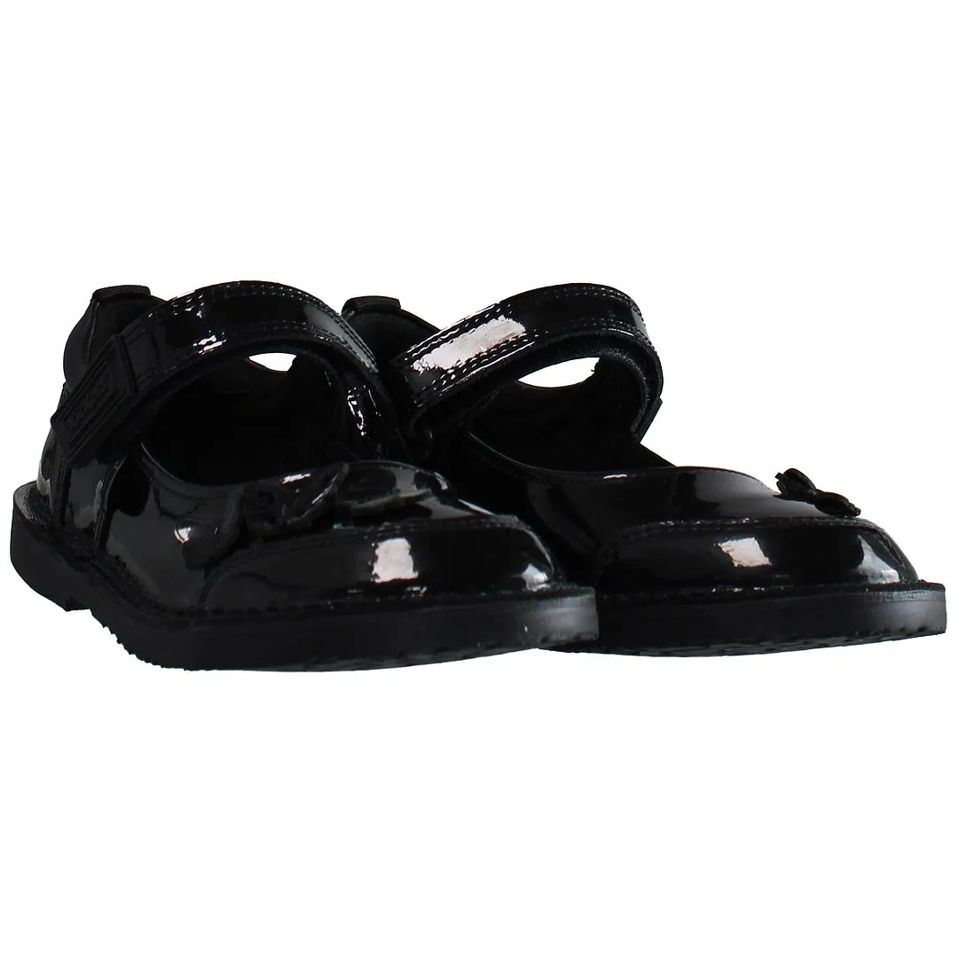 Kickers School Kids Black Shoes