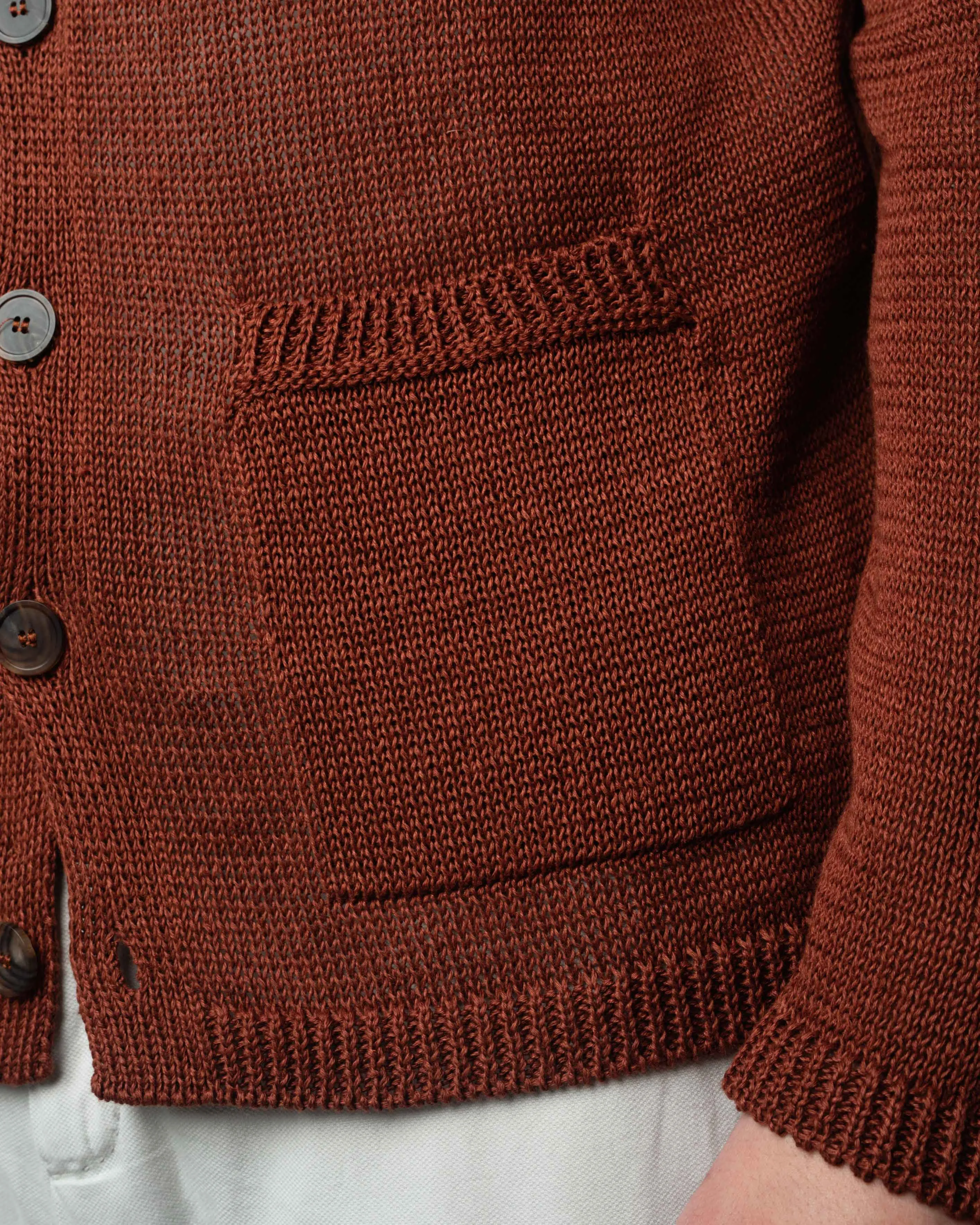 Knitted Linen Pub Jacket