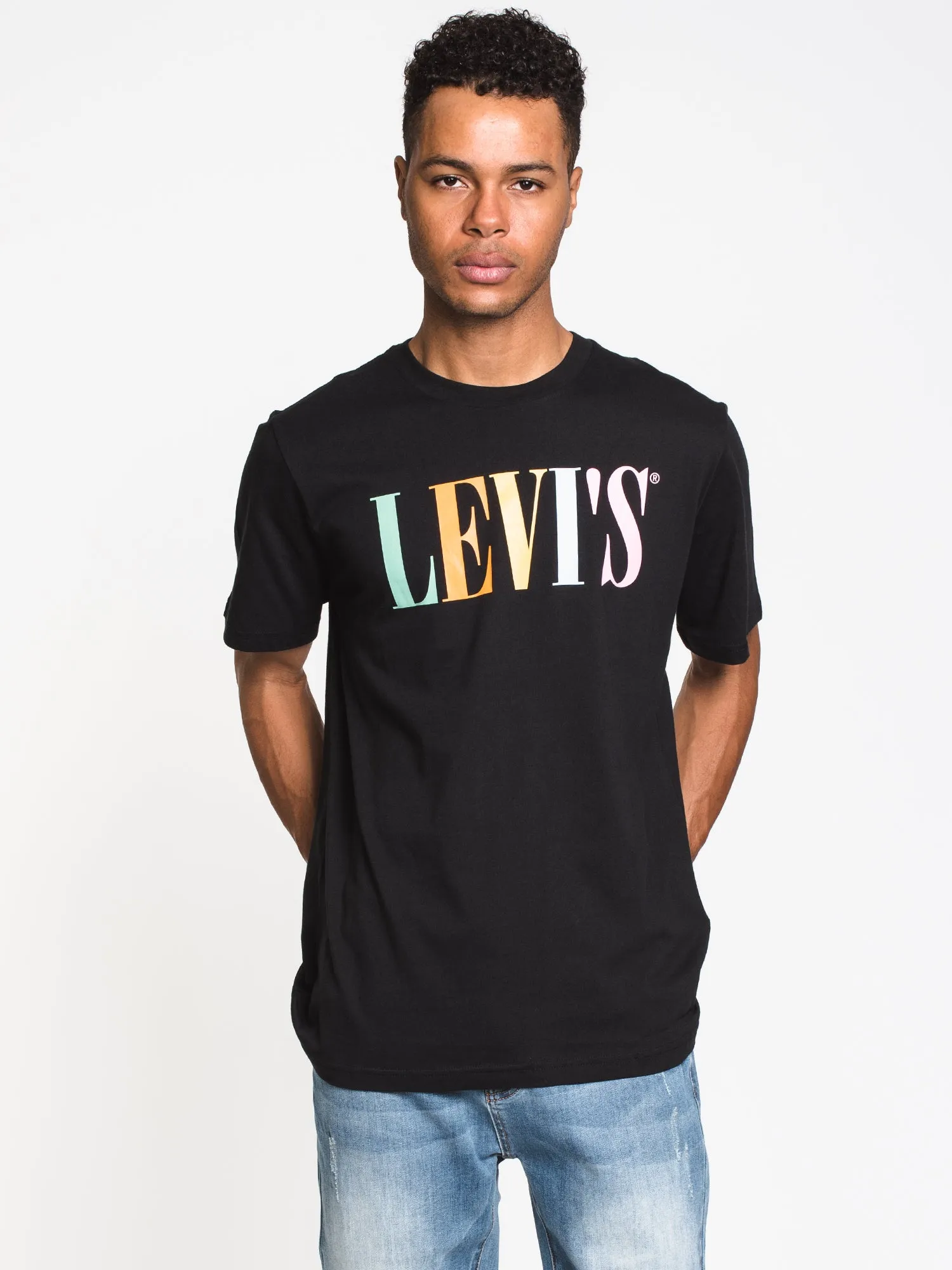 LEVIS RELAXED TEE 90'S LOGO  - CLEARANCE