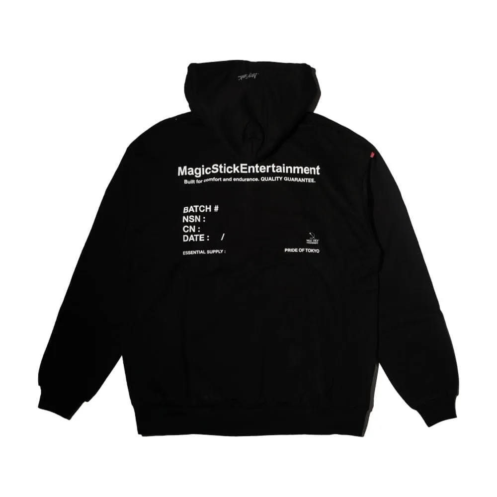 MAGICSTICK MAGIC STICK x ARCHIVAL HOODIE-BLACK