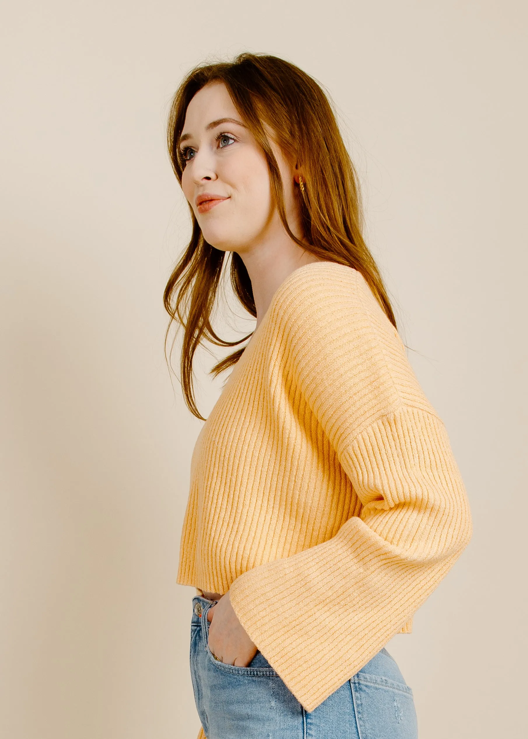 Margo Peach Sweater