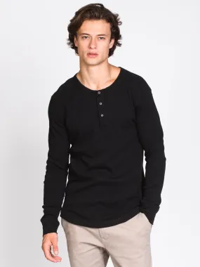 MENS MAX SLUB HENLEY - CLEARANCE