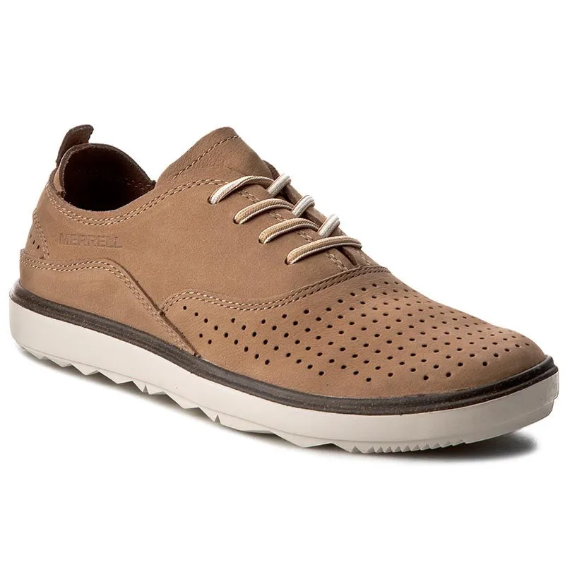 Merrell Around Town Lace Air Womens Brown Shoes