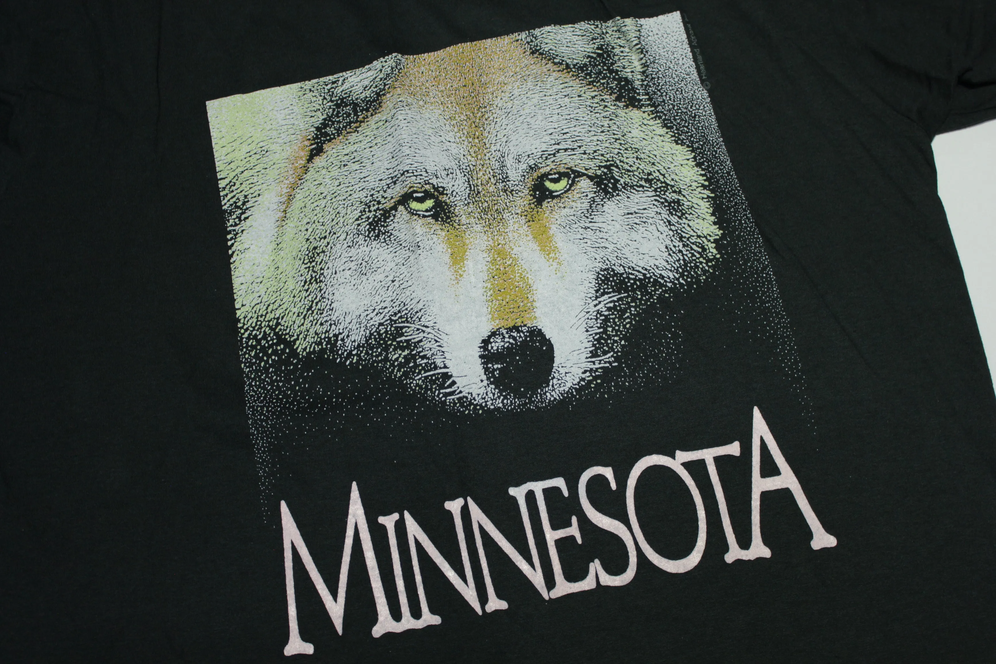 Minnesota Timberwolves Vintage 90's Wolf FOTL Single Stitch USA T-Shirt