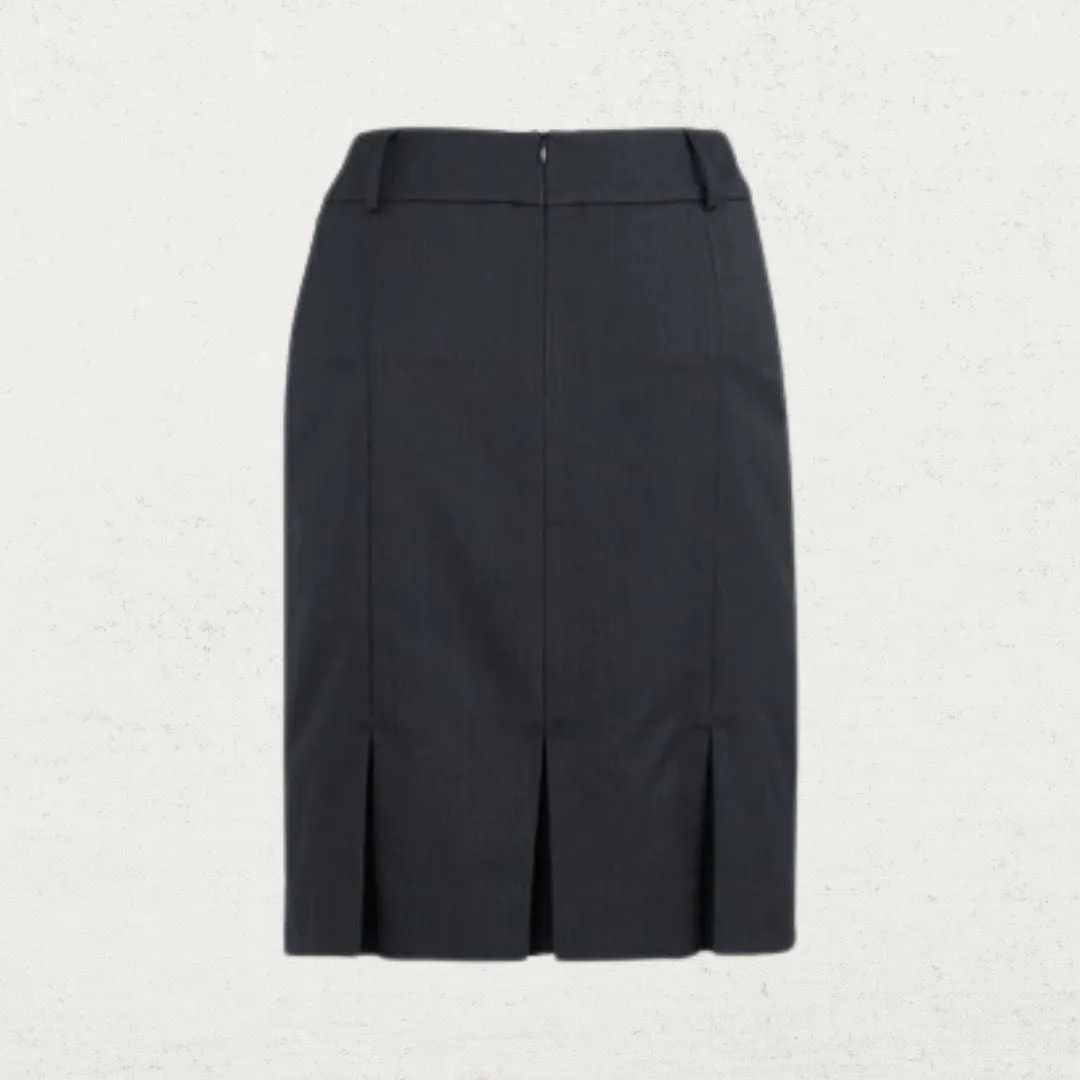 Multi Pleat Knee Length Skirt