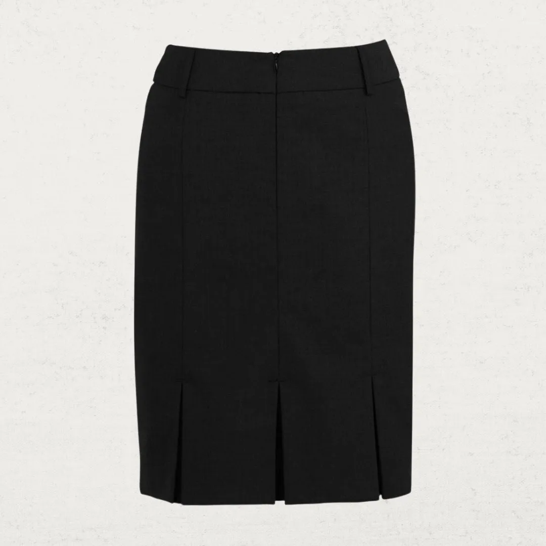 Multi Pleat Knee Length Skirt