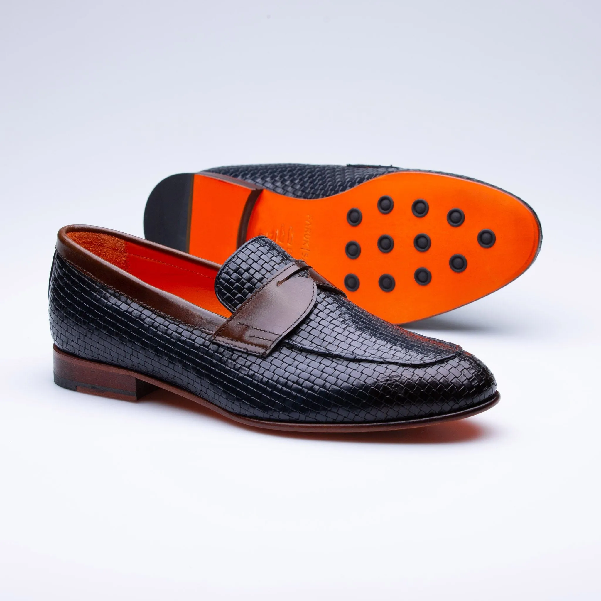 Navy Dean Loafer Classic Shoes