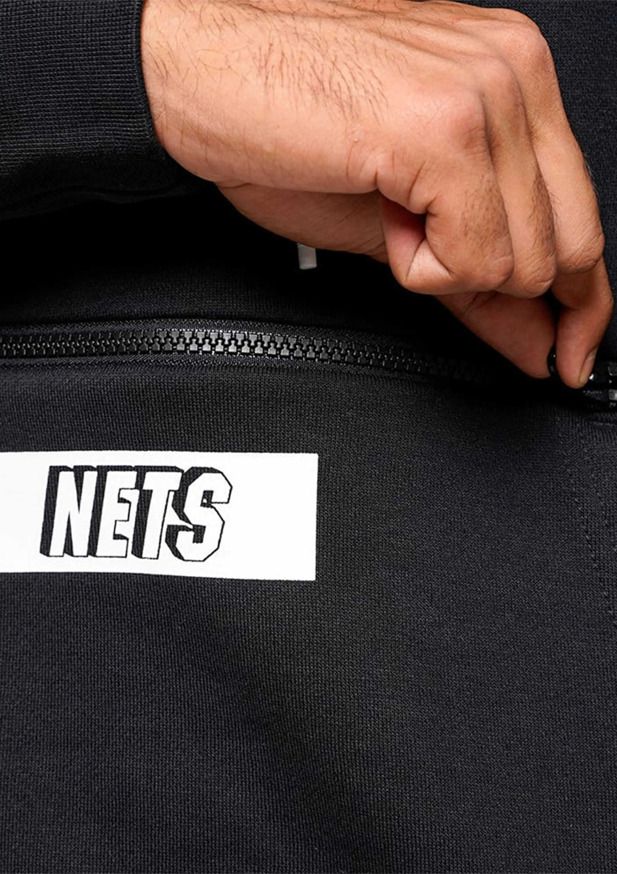 Nike Brooklyn Courtside NBA Hoodie Black <br> DN9143-010