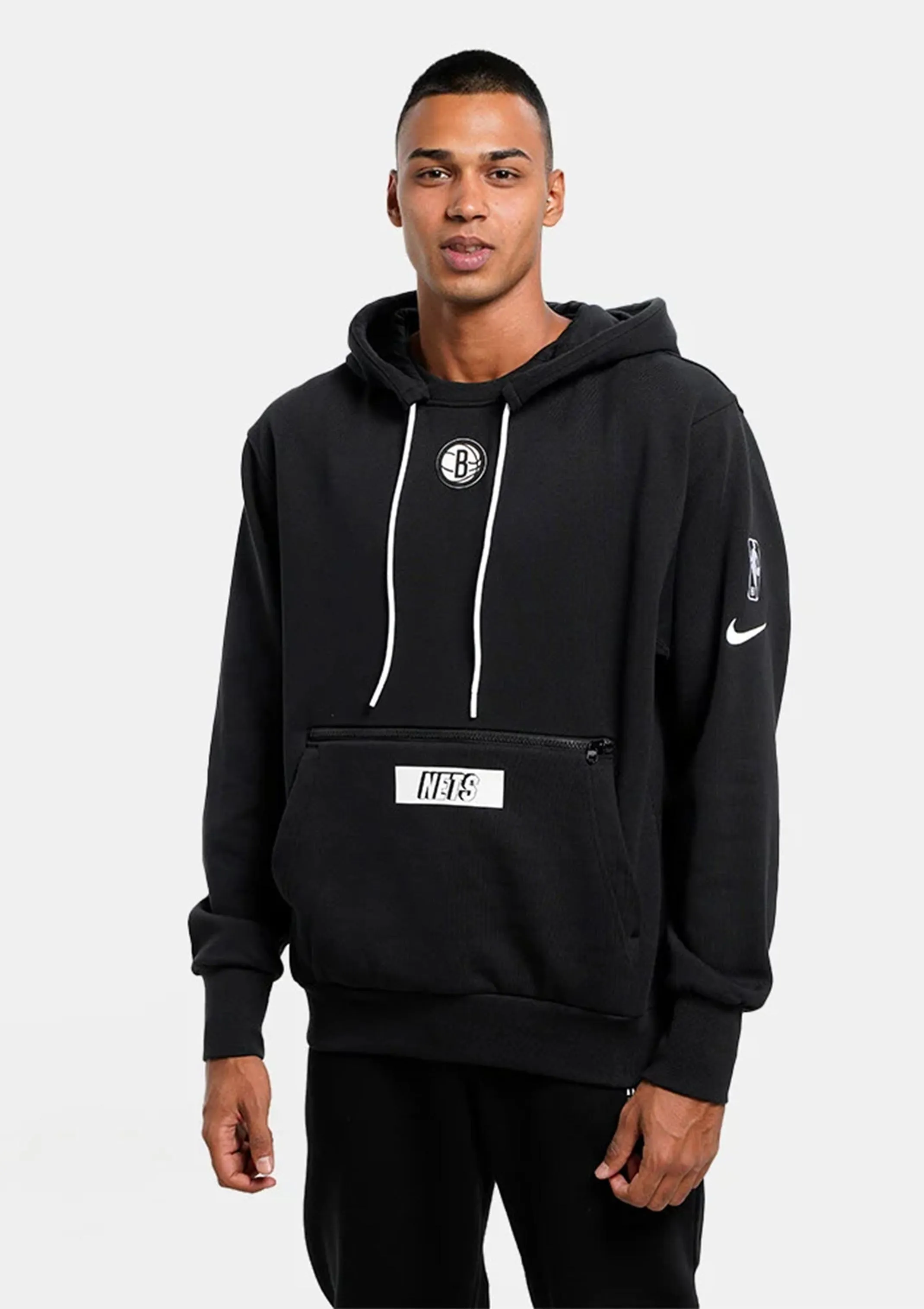 Nike Brooklyn Courtside NBA Hoodie Black <br> DN9143-010