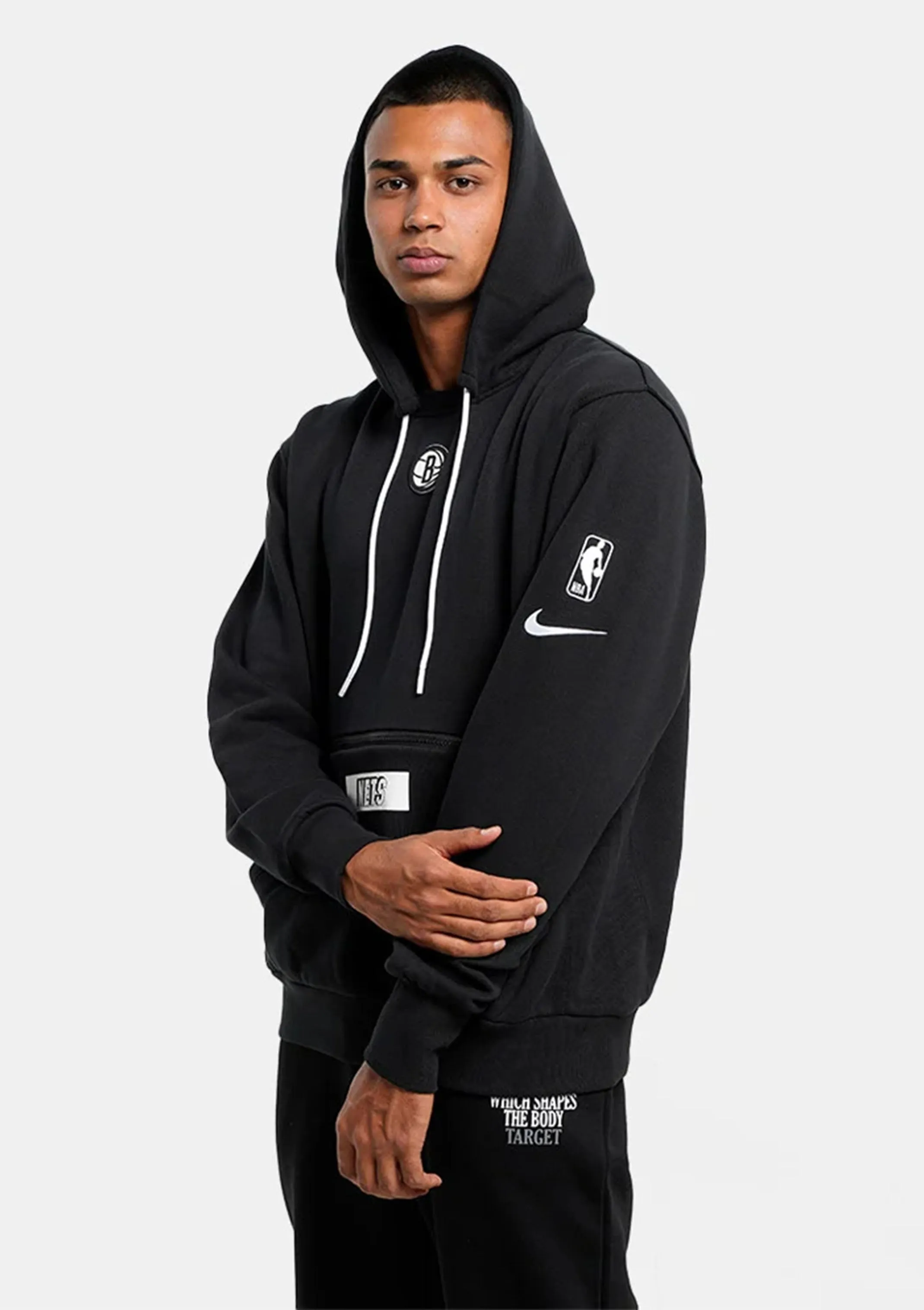 Nike Brooklyn Courtside NBA Hoodie Black <br> DN9143-010