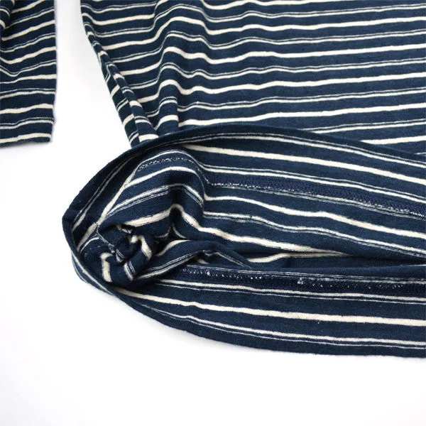 Norse Projects - Godtfred Hemp Stripe Long-Sleeve T-shirt - Navy