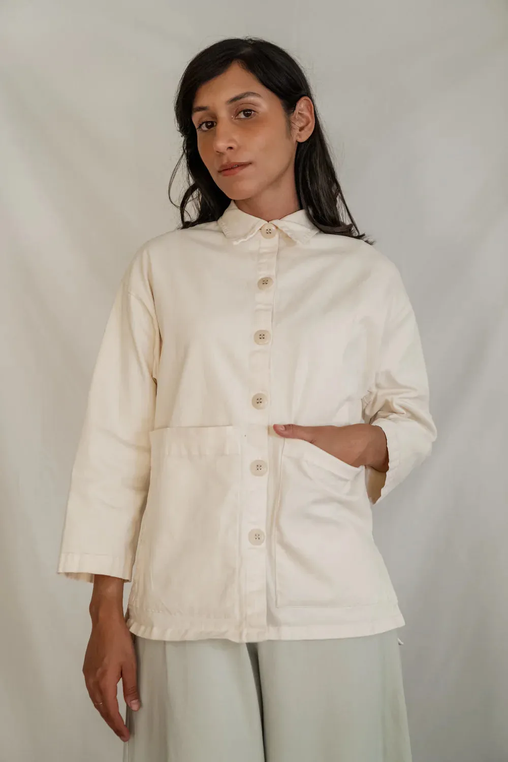 Painters Oversized Shirt Jacket