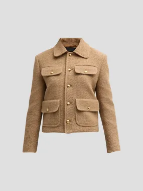 Paloma Camel Bouclé Jacket