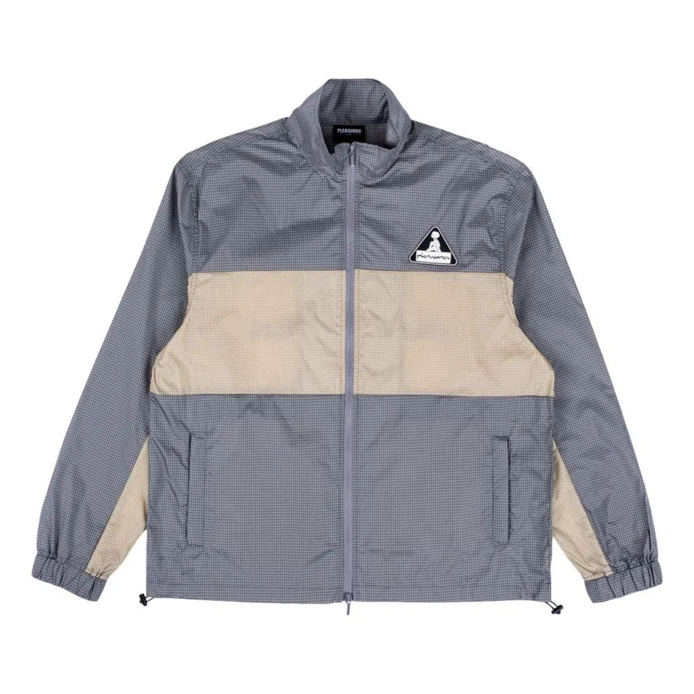 PLEASURES BRICK TECH TRACK JACKET -GREY