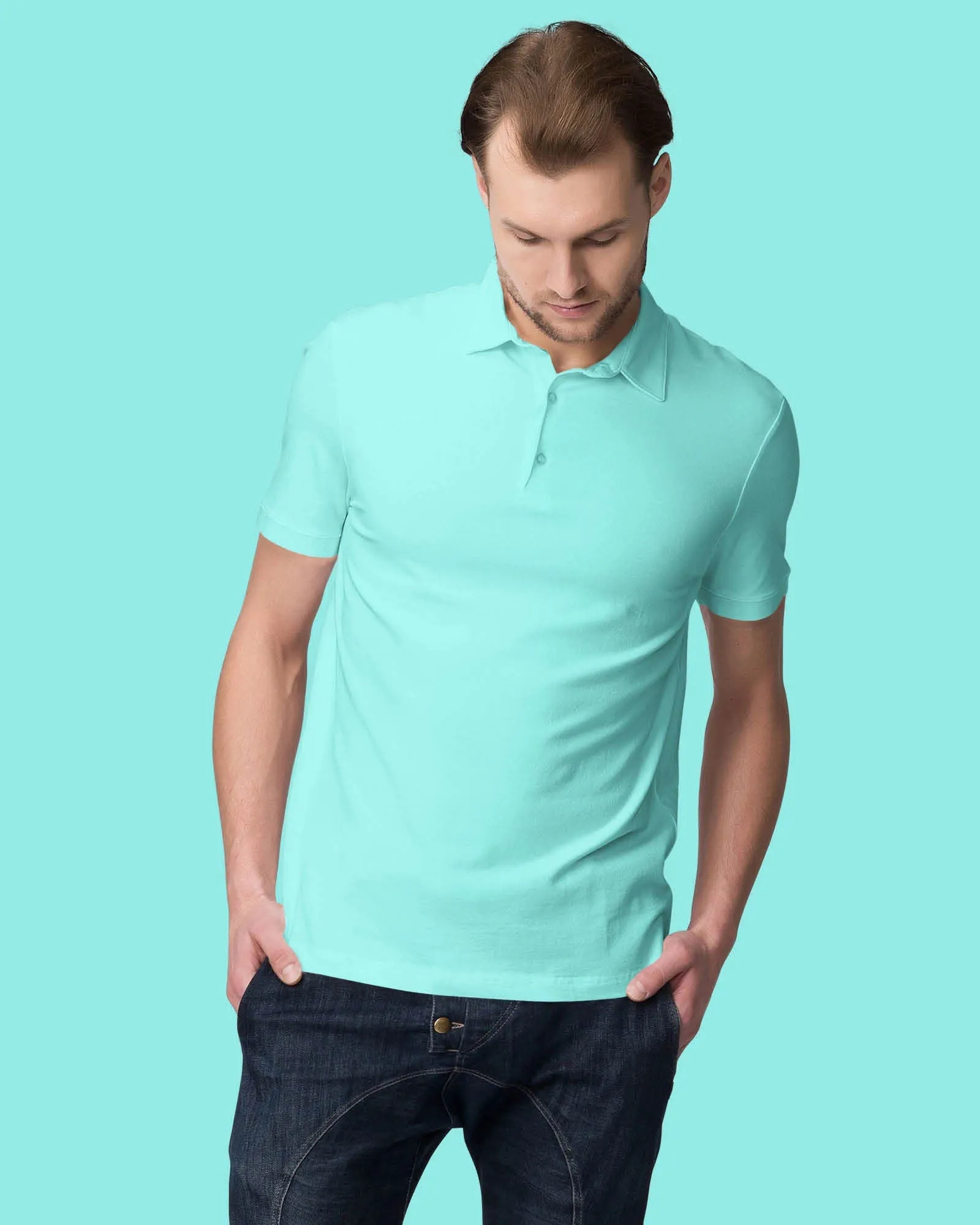 Polo: Robin Egg Blue