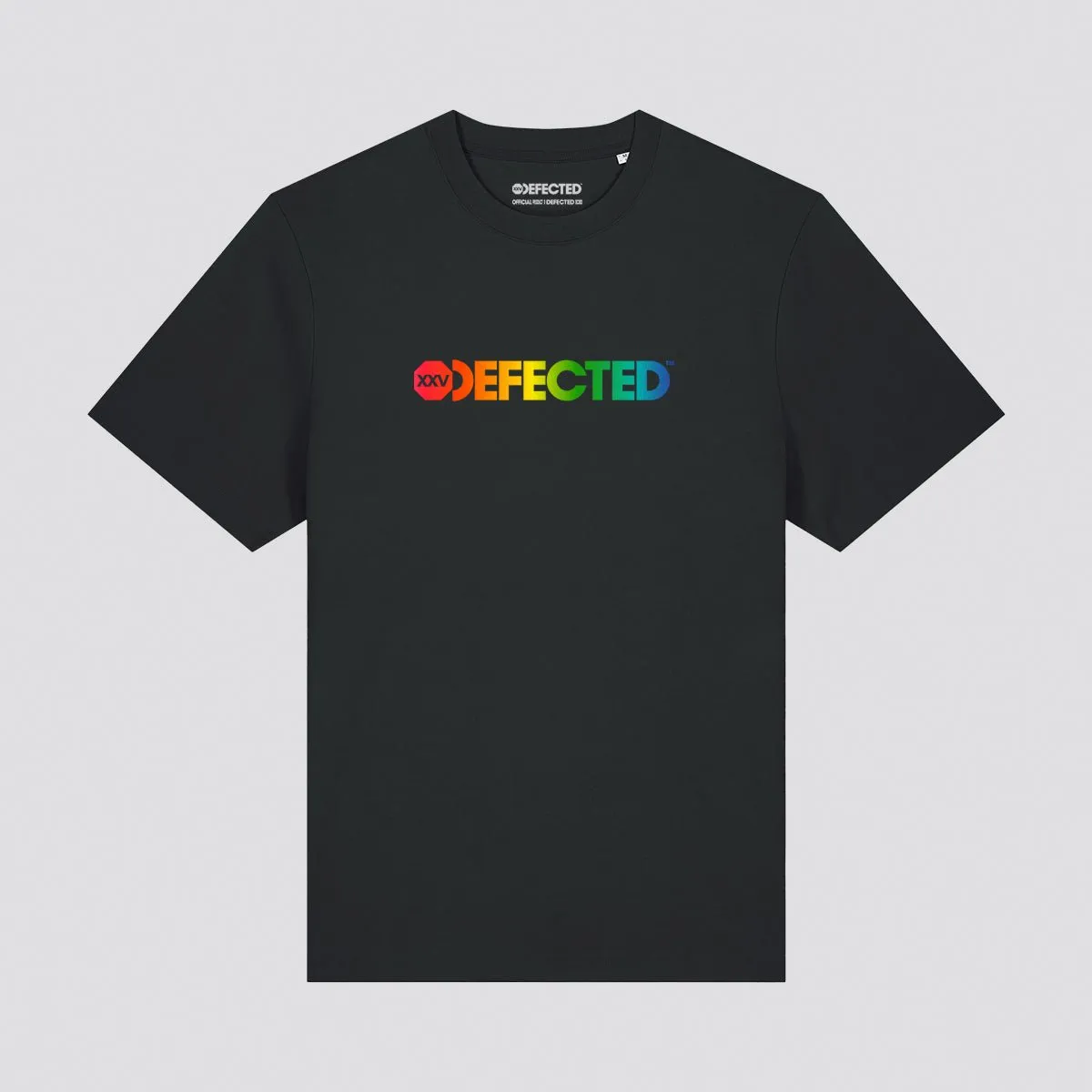 Rainbow Defected Stacked Logo T-Shirt