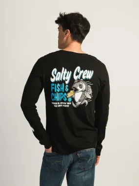 SALTY CREW FISH N CHIPS PREMIUM LONG SLEEVE TEE